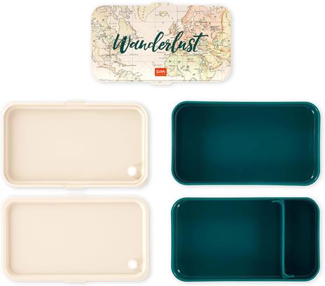 Legami - Porta Pranzo, Lunch Box con 3 Posate Incluse, Contenitore Porta Pranzo, Capacità 1200 ml - 5