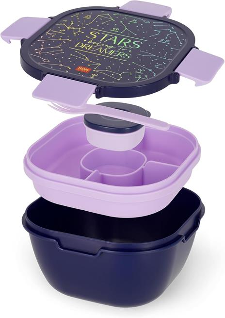 Scatola Pranzo 1700 Ml - Stelle - 4