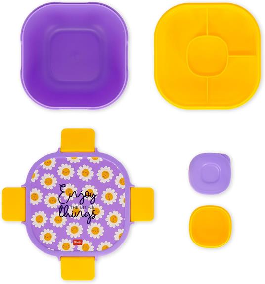 Scatola Pranzo 1700 Ml - Margherite - 5