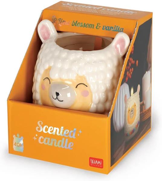 Scented Candle - Llama - 250Gr - Lime Blossom & Vanilla - 5