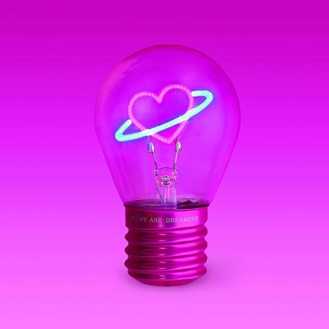 Bulb Fiction - Lightbulb-Shaped Table Lamp - Planet Heart - 2