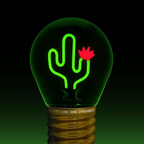 Bulb Fiction - Lightbulb-Shaped Table Lamp - Cactus - 3