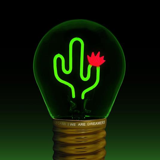 Bulb Fiction - Lightbulb-Shaped Table Lamp - Cactus - 3