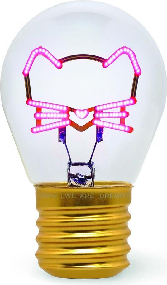Bulb Fiction - Lightbulb-Shaped Table Lamp - Kitty