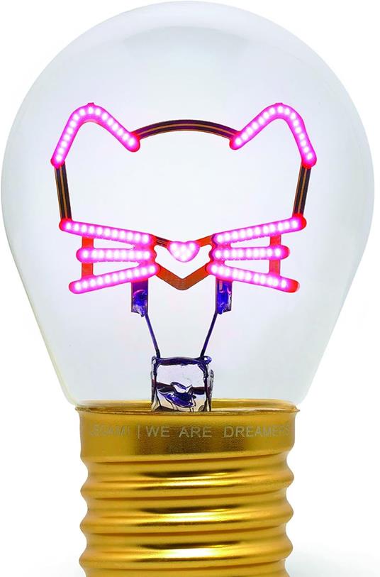 Bulb Fiction - Lightbulb-Shaped Table Lamp - Kitty - 2