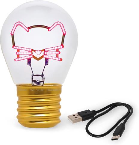 Bulb Fiction - Lightbulb-Shaped Table Lamp - Kitty - 5