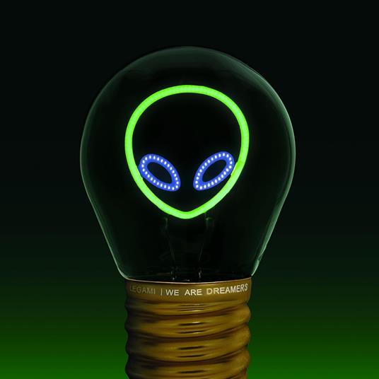 Bulb Fiction - Lightbulb-Shaped Table Lamp - Alien - 3