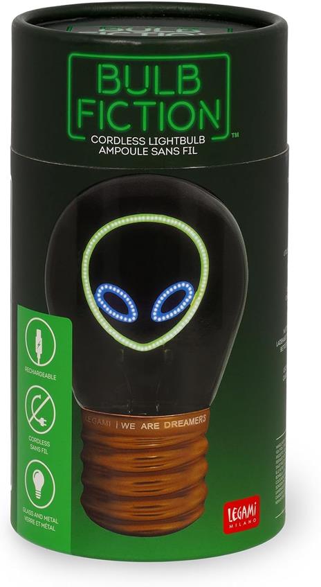Bulb Fiction - Lightbulb-Shaped Table Lamp - Alien - 6