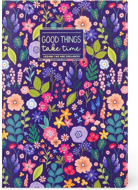 Quaderno a Righe Large - Flowers