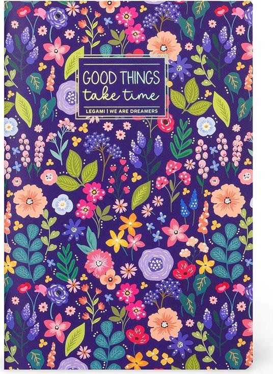 Quaderno a Righe Large - Flowers