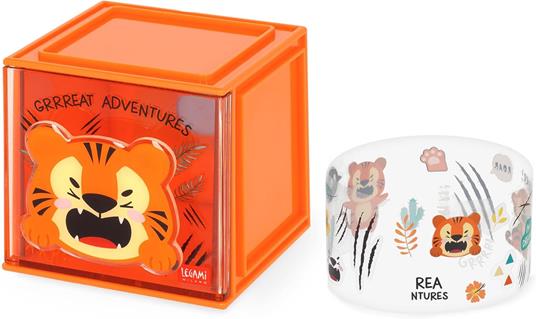 Box componibile organizzatore da scrivania per cancelleria Legami - tigre - 2