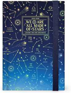 Cartoleria Agenda giornaliera Legami 2025 -2026, 16 mesi - Medium photo Daily Diary - stars Legami