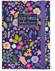 Agenda giornaliera Legami 2025 -2026, 16 mesi - Medium photo Daily Diary - flowers