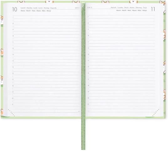 Legami - Agenda Giornaliera Fotografica 2025-2026, Corgi, 16 Mesi Medium, Diario da Settembre 2025 Dicembre 2026 12 x 18 cm - 3