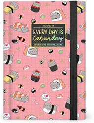 Agenda giornaliera Legami 2025 -2026, 16 mesi - Medium photo Daily Diary - sushi cats