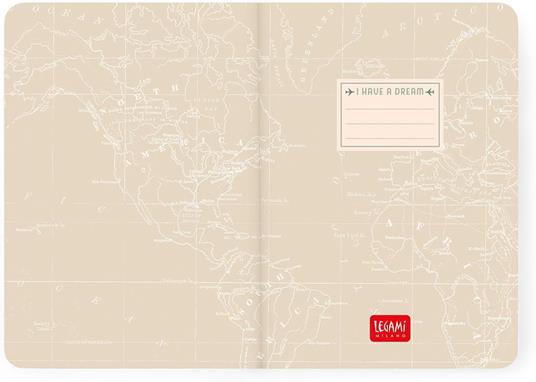 Agenda settimanale Legami 2025 -2026, 16 mesi - Small photo weekly Diary with block notes - travel - 5