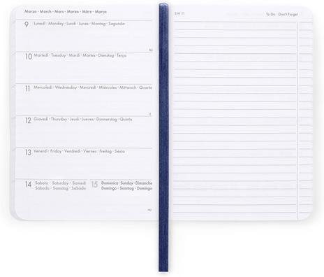 Agenda settimanale Legami 2025 -2026, 16 mesi - Small photo weekly Diary with block notes - stars - 3