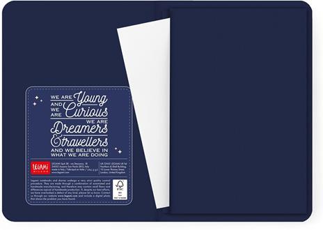 Agenda settimanale Legami 2025 -2026, 16 mesi - Small photo weekly Diary with block notes - stars - 6