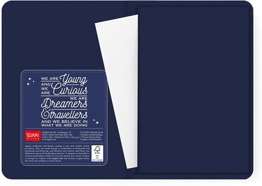 Agenda settimanale Legami 2025 -2026, 16 mesi - Small photo weekly Diary with block notes - stars - 6