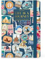 Agenda settimanale Legami 2025 -2026, 16 mesi - Medium photo weekly Diary - travel stickers