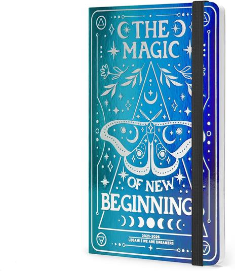 Agenda settimanale Legami 2025 -2026, 16 mesi - Medium photo weekly Diary - moth - 3