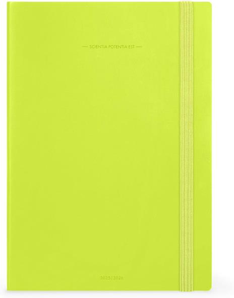 Agenda settimanale Legami 2026, 13 mesi - large weekly Diary - chartreuse