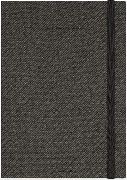 Agenda settimanale Legami 2026, 13 mesi - large weekly Diary - deep graphite