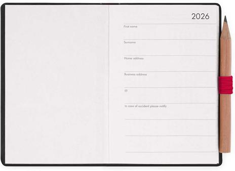 Agenda Legami 12 mesi, 2026, bigiornaliera, Mini 2-Day Diary - Cherry Bomb - 2