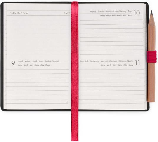 Agenda Legami 12 mesi, 2026, bigiornaliera, Mini 2-Day Diary - Cherry Bomb - 3