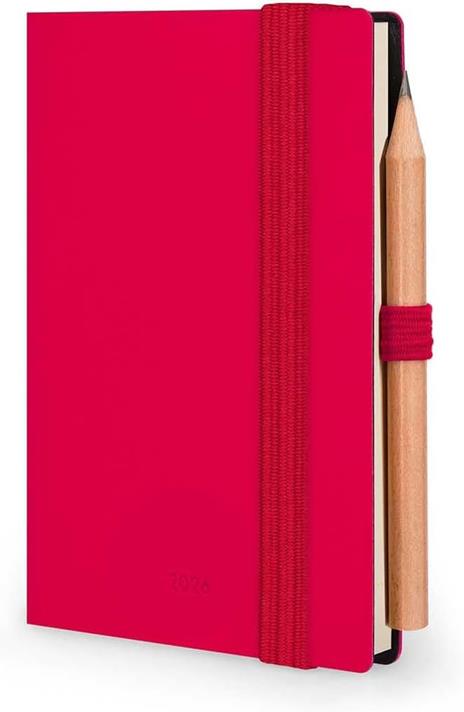Agenda Legami 12 mesi, 2026, bigiornaliera, Mini 2-Day Diary - Cherry Bomb - 4
