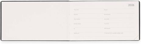 Agenda Legami 12 mesi, 2026, settimanale, Small Weekly Horizontal - Future Dusk - 3