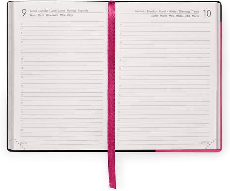 Agenda Legami 12 mesi, 2026, giornaliera, Small Daily Diary - Raspberry - 3