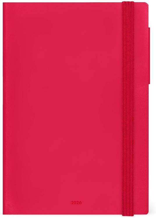 Agenda Legami 12 mesi, 2026, giornaliera, Medium Daily Diary - Cherry Bomb