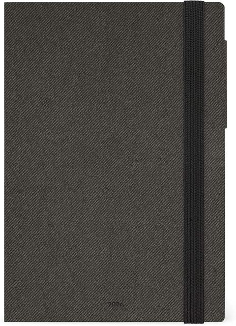 Agenda Legami 12 mesi, 2026, giornaliera, Medium Daily Diary - Deep Graphite