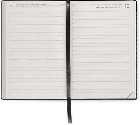 Agenda Legami 12 mesi, 2026, giornaliera, Medium Daily Diary - Deep Graphite - 3