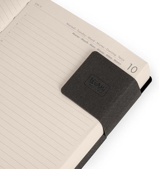 Agenda Legami 12 mesi, 2026, giornaliera, Medium Daily Diary - Deep Graphite - 6