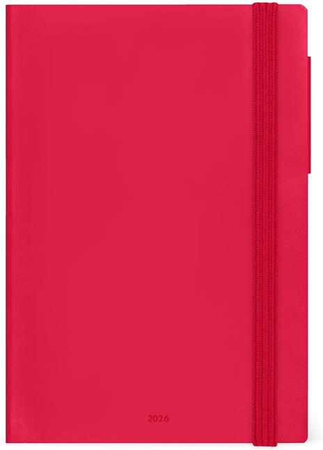 Agenda Legami 12 mesi, 2026, settimanale, Medium Weekly Diary - Cherry Bomb