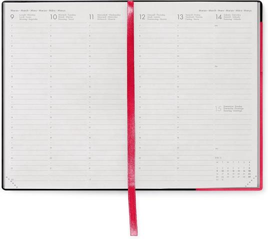 Agenda Legami 12 mesi, 2026, settimanale, Medium Weekly Diary - Cherry Bomb - 3