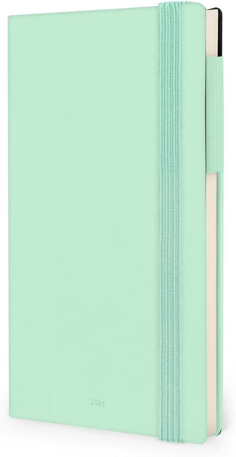 Agenda Legami 12 mesi, 2026, settimanale, Medium Weekly Diary With block notes -Pastel Mint - 4