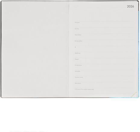 Agenda Legami 12 mesi, 2026, giornaliera, Large Daily Diary - Aura - 2