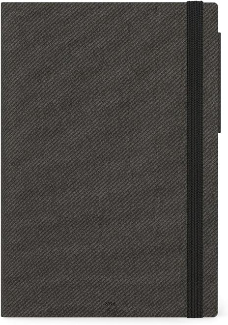 Agenda Legami 12 mesi, 2026, settimanale, Large Weekly And Dailydiary - Deep Graphite