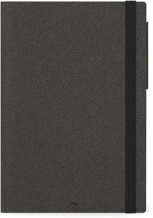 Agenda Legami 12 mesi, 2026, settimanale, Large Weekly And Dailydiary - Deep Graphite