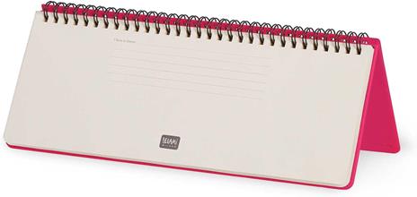 Agenda Legami 12 mesi, 2026, giornaliera, Desk Planner - Raspberry - 4