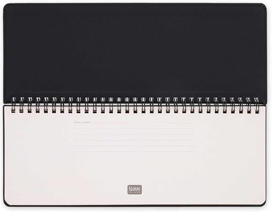 Agenda Legami 12 mesi, 2026, giornaliera, Desk Planner - Deep Graphite - 3