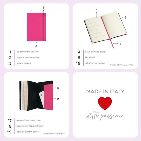 Agenda Legami 12 mesi, 2026, giornaliera, Maxi Daily Diary - Mystic Lilac - 6
