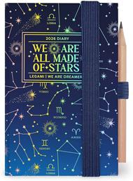 Agenda Legami 12 mesi, 2026, bigiornaliera, Mini 2-Day Diary - Stars