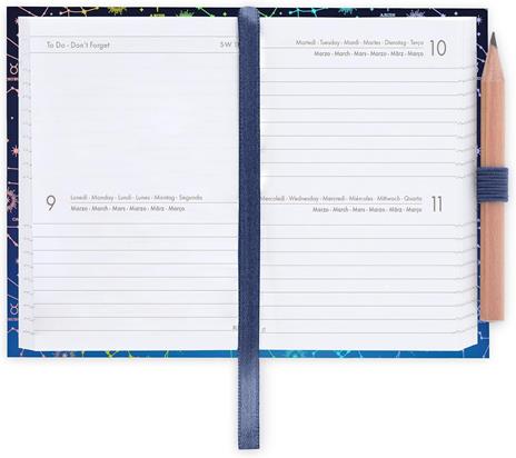 Agenda Legami 12 mesi, 2026, bigiornaliera, Mini 2-Day Diary - Stars - 2