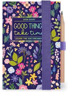 Cartoleria Agenda Legami 12 mesi, 2026, bigiornaliera, Mini 2-Day Diary - Flowers Legami