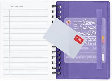 Agenda Legami 12 mesi, 2026, settimanale, Small Weekly Spiral Bound - Flowers - 5