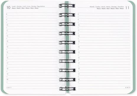 Agenda Legami 12 mesi, 2026, giornaliera, Small Daily Spiral Bound - Hedgehog - 2